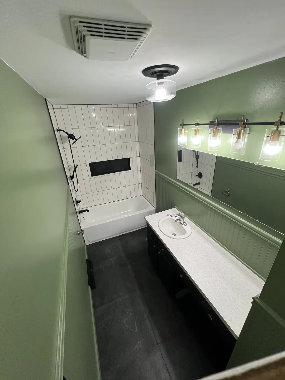 Custom Bathroom — Early Construction Owner