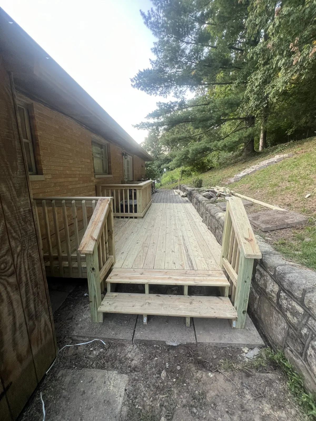 Deck Build — 40' Pressure Treated Deck